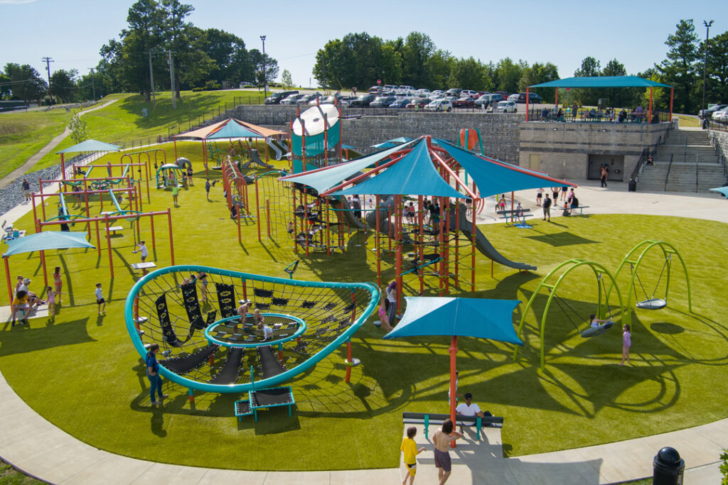 overview of entire playground