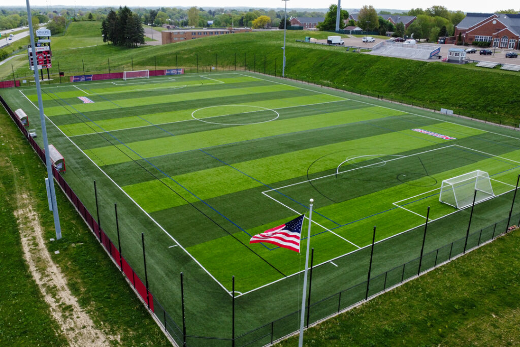 overview of soccer field